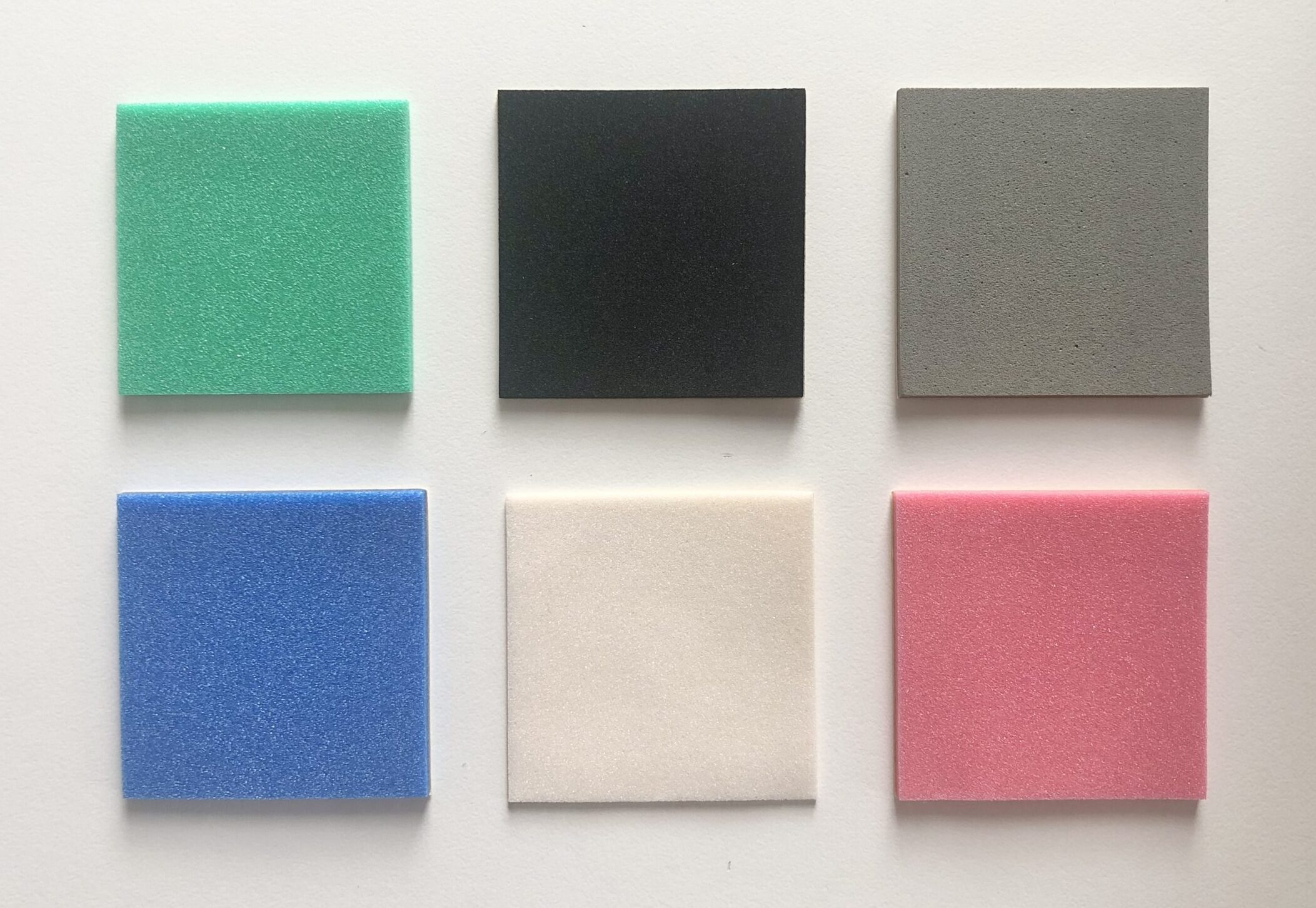 Tamiya Mini 4WD Sponge brake pads green, blue, black, white, grey and red