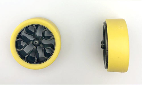 Picture of a Tamiya Mini 4WD Low Profile Offset Hard Yellow